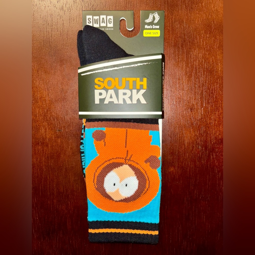 SOUTH PARK “KENNY” SWAG CREW SOCKS NWT MEN’S SHOE SIZE 8-13